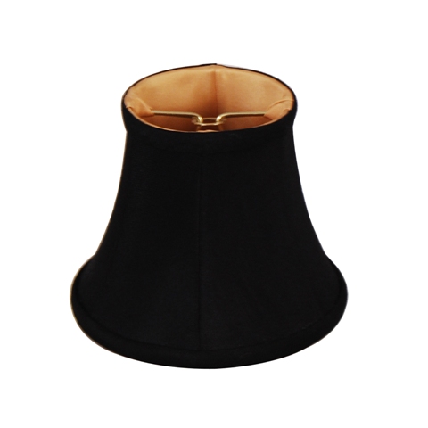 Modified Bell -- Candelabra Clip--BA/C--Black Gold Lining