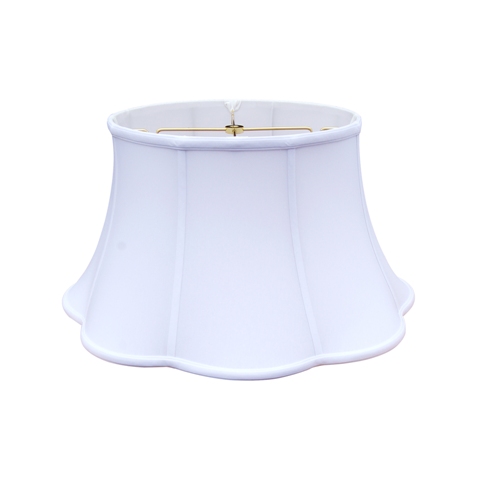 Out Scallop floor lamp shade--EBSC--White