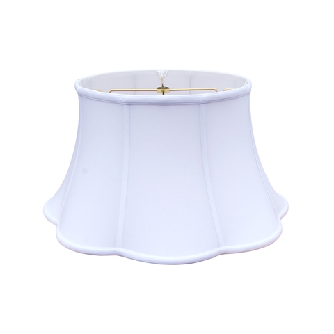 Out Scallop floor lamp shade--EBSC--White - Click Image to Close