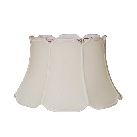 V Notch Junior Floor Lamp Shade --EBV--Sand - Click Image to Close