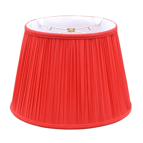 European Empire Hand Free Pleat--EC/ERP--Anna Rayon--Bright Red - Click Image to Close