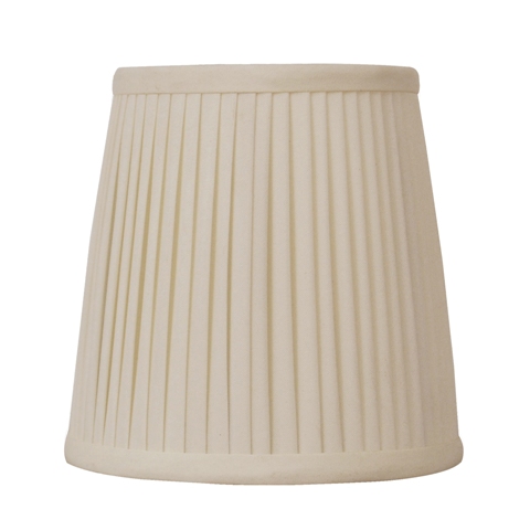 Empire Hand Side Pleat--Candelabra Clip--EP/C--White