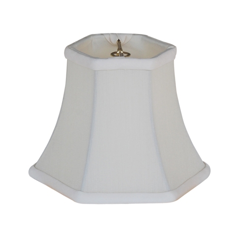 Hexagon Bell-- Candelabra Clip--HB/C--Egg Shell