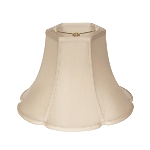 Hex Top Scalloped Bottom Bell--HBS--Sand