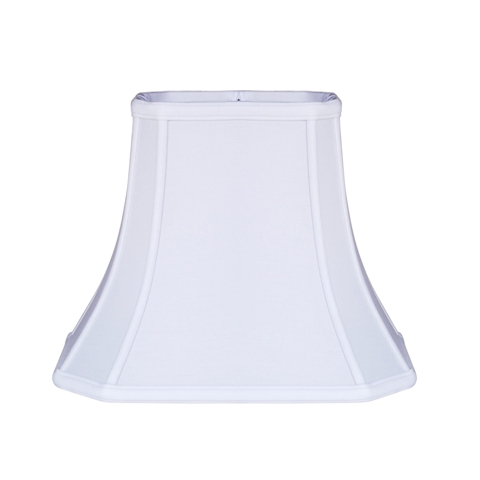 Cut Corner Rectangle Bell--L--White White