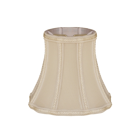 Fancy Octagon --Candelabra clip--QS/C--Sand