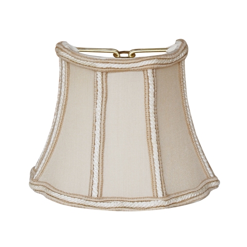 Half Fancy Octagon Sconce Shade--QSH/C--Sand - Click Image to Close