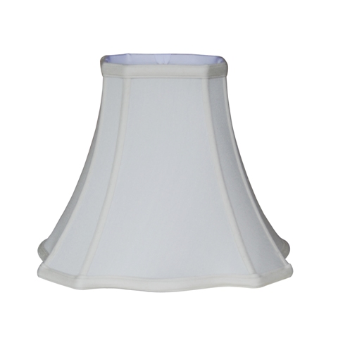 Cut Corner Scallop Square Bell --RSQS--Off White