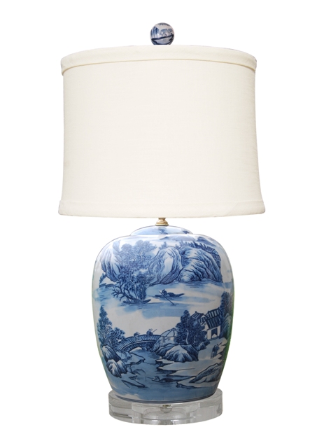 Blue&white Porcelain Lamps